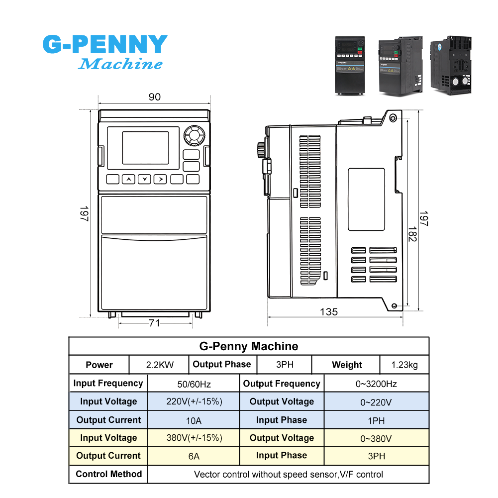 G-Penny 2.2kw Er20 Watergekoel - 2.2Kw Water Cooled Spindle Kit Vfd recensie en prijs
