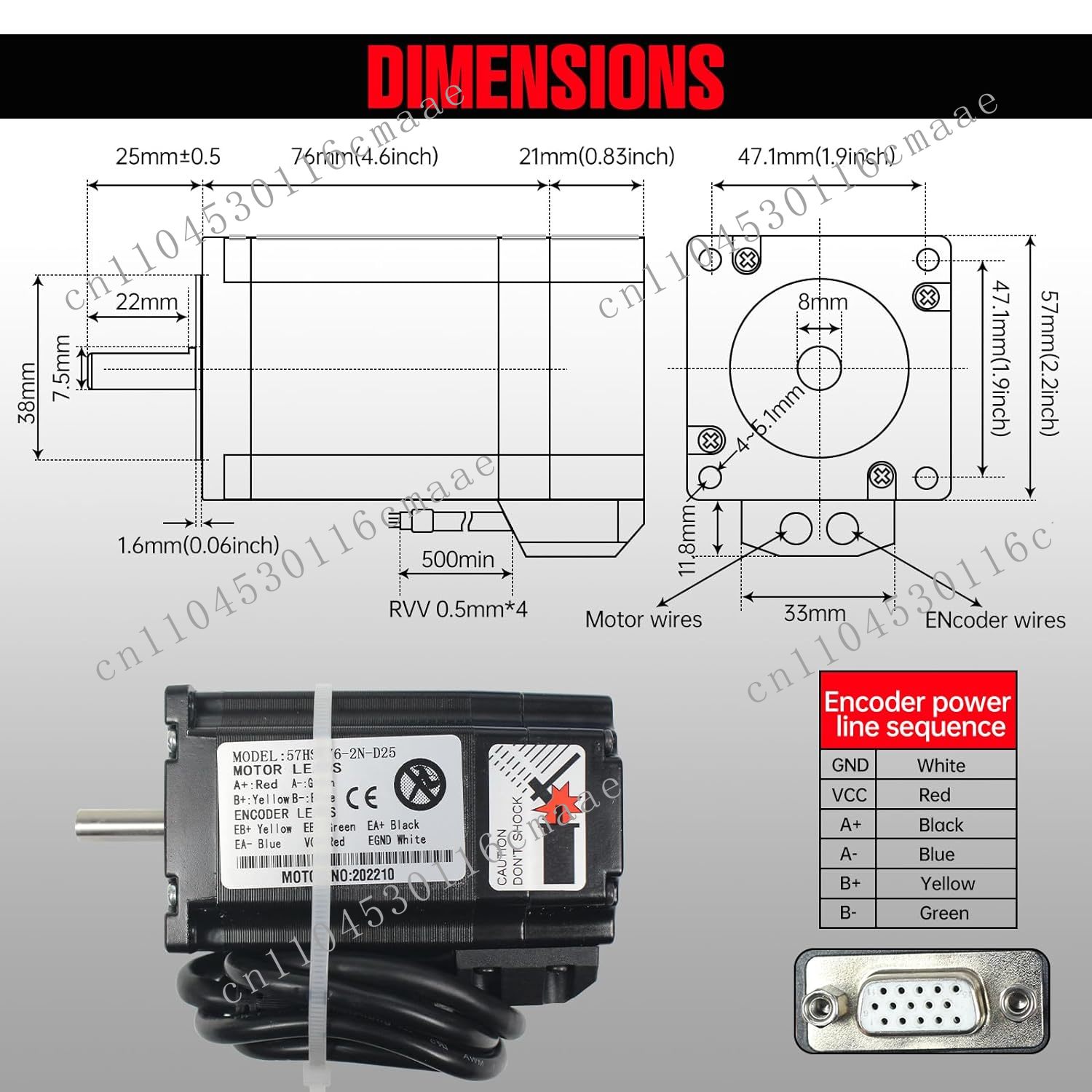 2N.m Nema23 gesloten lus servo - Nema 23 Closed Loop Stepper Motor Driver Kit recensie en prijs