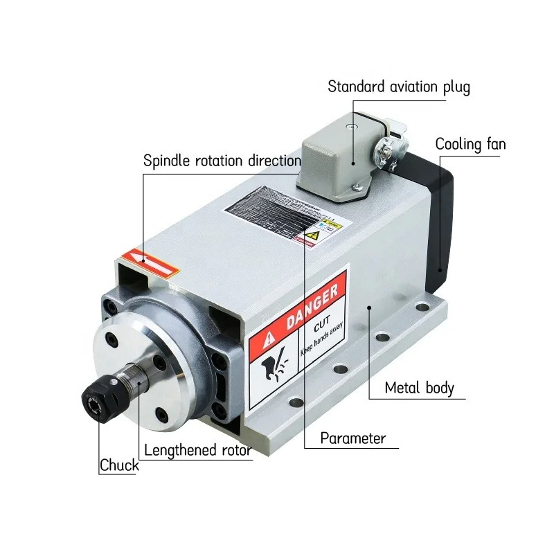 Freesmachine spindelmotor 2,2  - Er20 Collet Chuck Spindle Motor 220V recensie en prijs