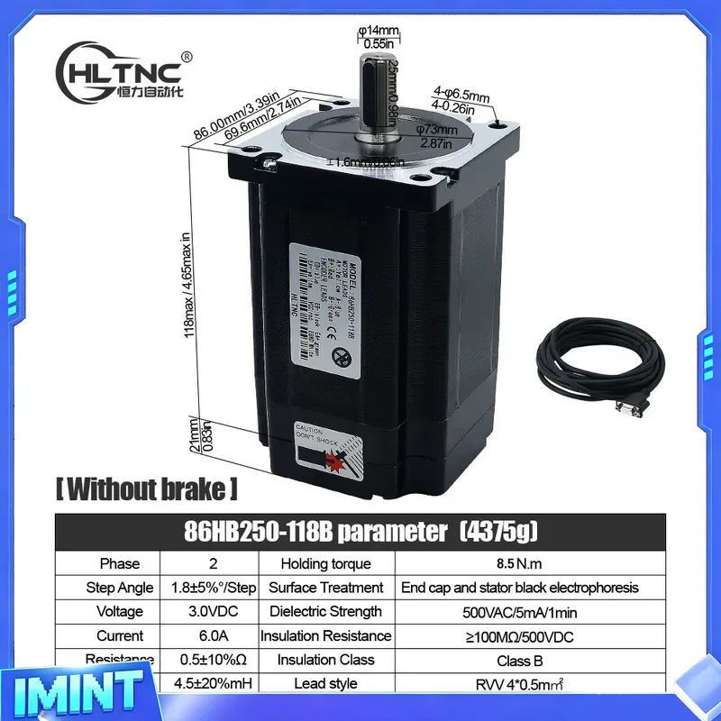 HLTNC Nema 34 Closed Loop Step - Hybrid Servo Driver Nema 34 8.5Nm recensie en prijs