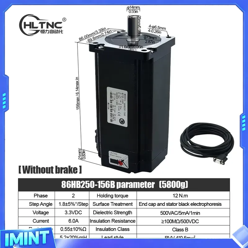 HLTNC Nema 34 Closed Loop Step - Hybrid Servo Driver Nema 34 8.5Nm recensie en prijs