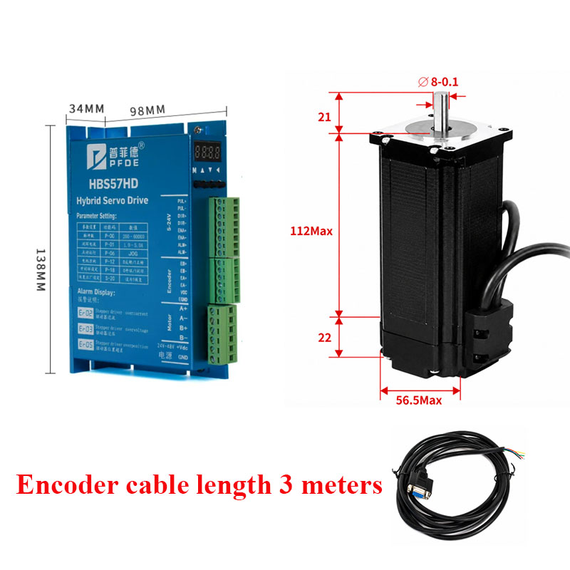 Nema23 Closed Loop Stepper Mot - Nema 23 Closed Loop Stepper Motor Driver Kit recensie en prijs